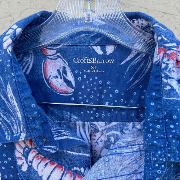 Croft Barrow Lobster Shirt - Picture 2 of 5
